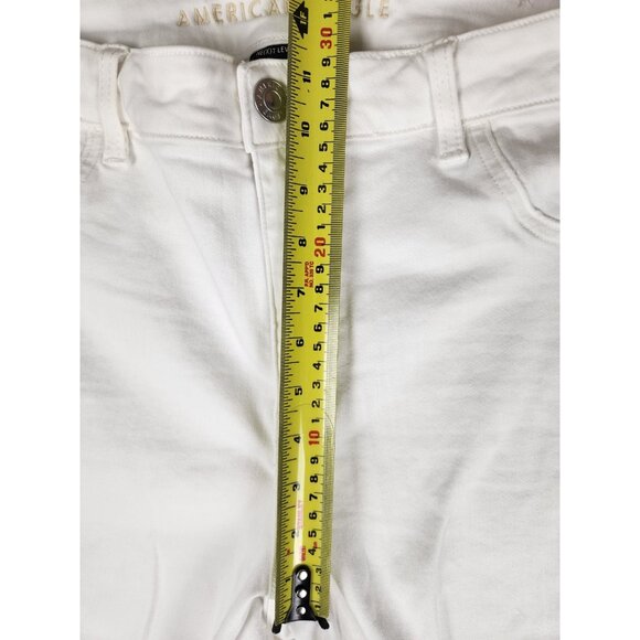 American Eagle Womans Size 20 Short Next Level Stretch Hi Rise Jegging Thrashed - Picture 15 of 15